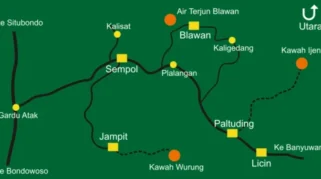 Panduan jalan ke Kawah Ijen Banyuwangi: Rute utama dari kota besar