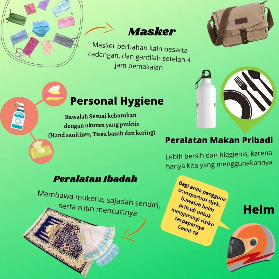 Perlengkapan yang sebaiknya dibawa