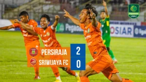 Persiraja Banda Aceh Menang Tipis 2-1 Atas Sriwijaya FC di Liga 2