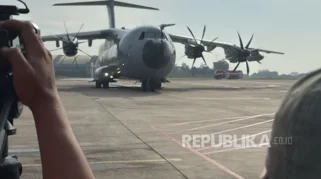 Pesawat Airbus A400M Kedua Tiba di Lanud Halim Perdanakusuma