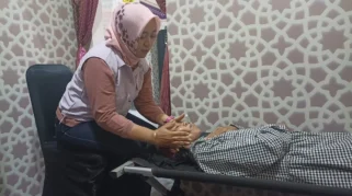 Pos Pelayanan Mudik Gresik Buka Layanan Pijat Gratis untuk Pemudik Lebaran 2026