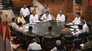 Prabowo kumpulkan menteri di Hambalang bahas energi dan pangan