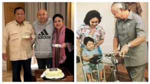 Prabowo Rayakan Ultah Didit dengan Foto Lawas Bersama Keluarga Soeharto