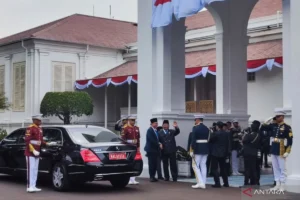 Prabowo Sambut PM Anwar Ibrahim di Istana Merdeka pada Momentum Lebaran 2026