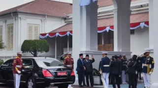 Prabowo Sambut PM Anwar Ibrahim di Istana Merdeka pada Momentum Lebaran 2026