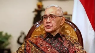 Potret Try Sutrisno semasa menjabat Wakil Presiden Republik Indonesia