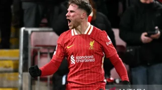 Ryan Gravenberch Catat Gol Pertama di Champions League, Liverpool Lolos ke Perempat Final