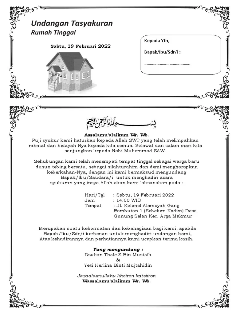 Tips Praktis Menyelenggarakan Upacara Selametan Rumah Baru Banyuwangi