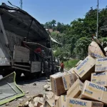Truk Pengangkut Sapi Rem Blong Tewaskan Pemudik di Nagreg