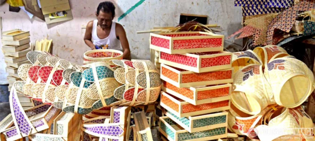 Variasi Produk Anyaman Bambu di Banyuwangi