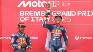 Veda Ega Pratama Cetak Sejarah dengan Podium Pertama Indonesia di Moto3 Brasil 2026