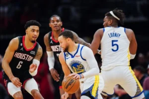 Warriors Kalahkan Nets 109-106, Santos Bawa Tim ke Play‑In Spot