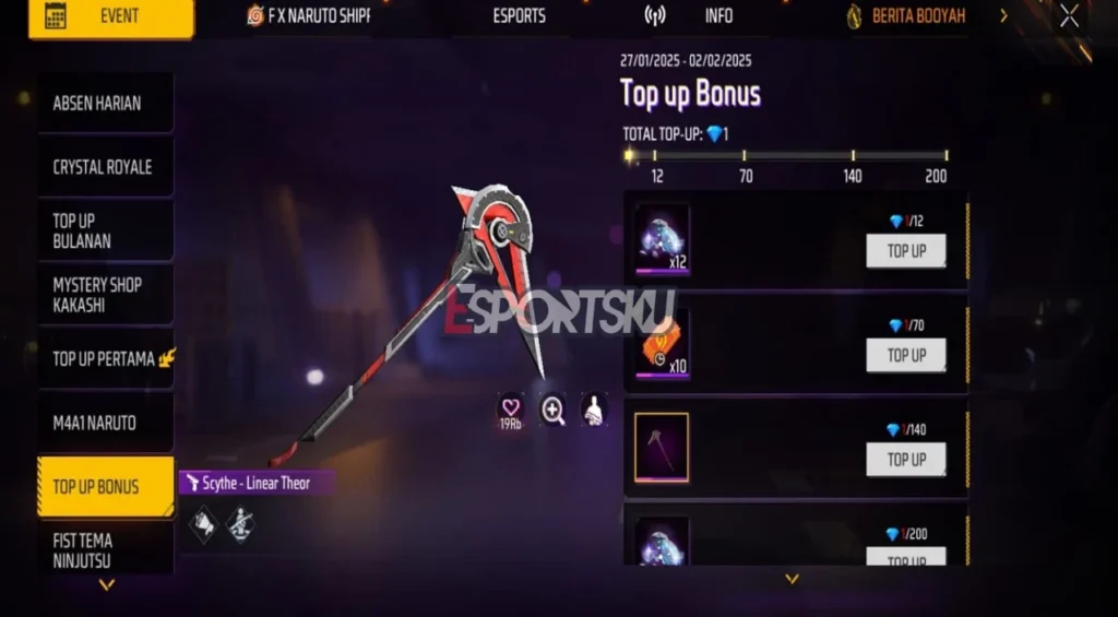 2. Skin “Phantom Scythe” – Efek Bayangan yang Membingungkan