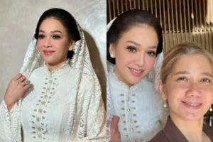 7 Potret Maia Estianty Hadiri Pernikahan Tantenya yang Berusia 76 Tahun