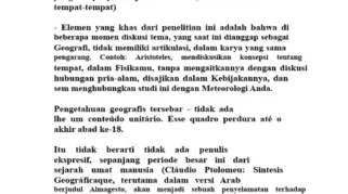 Asal‑Usul Geografis dan Alamiah