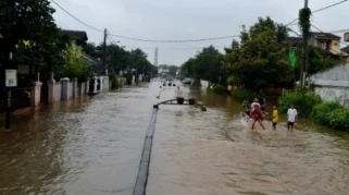 Banjir di Pondok Hijau Ciputat Tinggi Air Mencapai Satu Meter