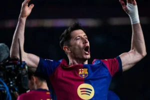 Barcelona Kalahkan Atletico 2-1, Lewandowski Buka Poin di Puncak La Liga