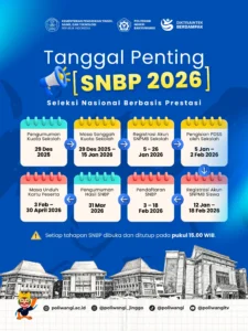 Batas Akhir Daftar Ulang SNBP 2026 Politeknik Negeri Banyuwangi Ditutup Hari Ini