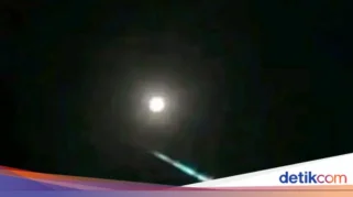 Benda Bercahaya di Langit Lampung Diduga Sampah Antariksa, Bukan Meteor