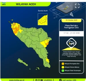 BMKG Peringatkan Cuaca Ekstrem di Aceh, Ulama Ajak Warga Tingkatkan Kewaspadaan dan Perbanyak Doa