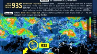 BMKG Peringatkan Cuaca Ekstrem pada 28 April 2026 di Jawa, NTB, hingga Maluku