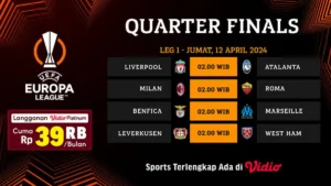 Braga vs Betis, Leg Pertama Perempat Final Europa League 2025/2026 Siap Digelar di Braga