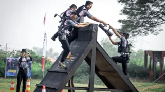 Brimob Polda Metro Jaya Kirim Dua Atlet Terbaik ke World Cup Indoor Skydiving di Prancis