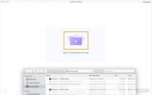 cara install aplikasi pengedit subtitle di macOS