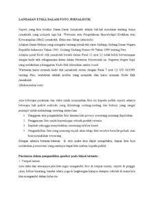 cara meningkatkan etika jurnalistik dalam penulisan: Landasan Teoritis