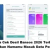 Cara Mudah Cek Desil Bansos 2026 Melalui Aplikasi Resmi