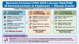 CPNS 2026 Buka 160 Ribu Formasi, Termasuk 300 Posisi untuk Lulusan SMA