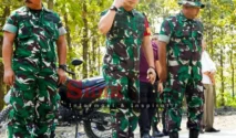 Dandim Bojonegoro Tinjau Lokasi Pembangunan Jembatan Beton di Napis, Persiapan Dimulai