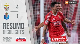 Derby Sporting vs Benfica Berakhir Imbang 2-2, Porto Naik ke Posisi Kedua