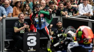 Di Giannantonio Raih Podium di Jerez, VR46 Masuk Tiga Besar Klasemen