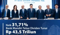 Dividen Bank Mandiri Capai Rekor Rp44,47 Triliun, Yield 10,77% di RUPST 2026