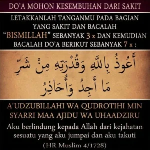 Dua Dzikir Anjuran Rasulullah Saat Sakit untuk Menunjang Kesembuhan