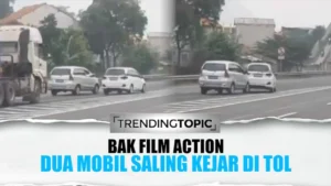 Dua Mobil Saling Senggol di Tol Kemayoran, Pengemudi Kabur Sebelum Polisi Tiba