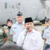 Enam Pesawat Tempur Kawal Penerbangan Presiden Prabowo pada HUT Ke‑80 TNI AU