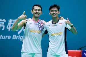 Fajar Alfian dan Muhammad Shohibul Fikri Raih Tiket Semifinal Kejuaraan Bulu Tangkis Asia 2026