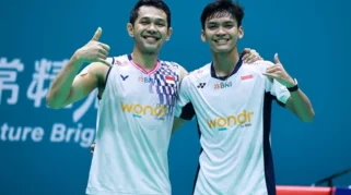 Fajar Alfian dan Muhammad Shohibul Fikri Raih Tiket Semifinal Kejuaraan Bulu Tangkis Asia 2026