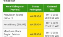 Gempa M 7,6 Guncang Bitung, Sulawesi Utara, Potensi Tsunami Diumumkan