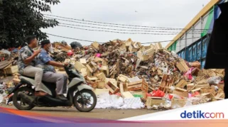 Gunungan Sampah di Pasar Induk Kramat Jati Akhirnya Terangkat, Pasar Kini Bersih
