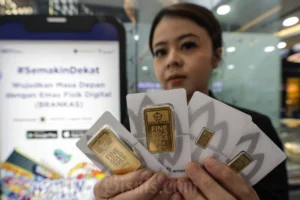 Harga buyback emas Antam hari ini Senin, 20 April 2026 turun menjadi Rp 2.640.000 per gram, lengkap besaran pajaknya