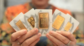 Harga emas Antam di Pegadaian hari ini, Jumat 17 April 2026 menurun tipis