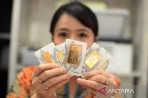 Harga emas Antam di Pegadaian hari ini, Kamis 16 April 2026 turun tipis