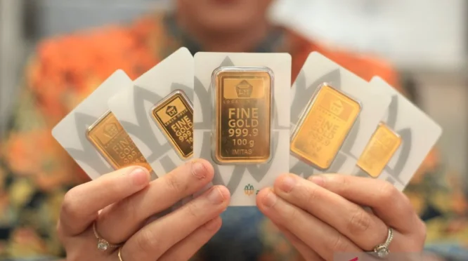 Harga Emas Antam di Pegadaian Turun ke Rp2,983 Juta per Gram pada Jumat, 17 April 2026