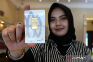 Harga Emas Antam Meroket Rp 65.000 per Gram pada 1 April 2026