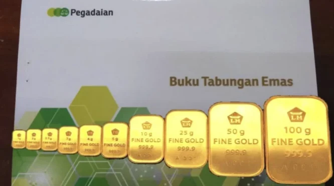 Harga emas Antam Pegadaian naik pada Rabu 29 April 2026, semua ukuran batangan catat kenaikan