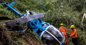 Helikopter H130 PT Matthew Air Jatuh di Sekadau, Kalimantan Barat, Semua Penumpang Tewas