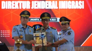 Hendarsam Marantoko Resmi Dilantik Jadi Dirjen Imigrasi